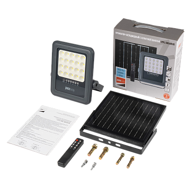 Прожектор с солнечной панелью PFL SOLAR 02 50 6500K GR IP65